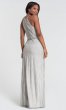 Beaded Blouson-Bodice Bridesmaid Dress by KL-200095