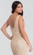 V-Neck Long Bridesmaid Dress with Sequins KL-200097