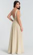 V-Neck Glitter-Knit Bridesmaid Dress KL-200099