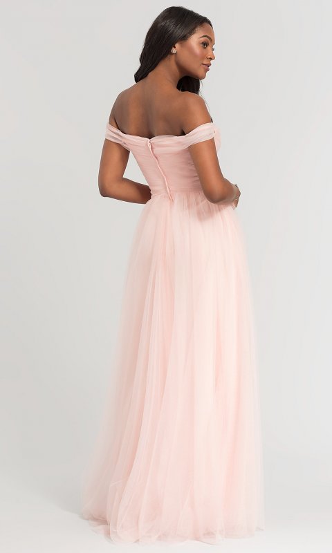 Off-the-Shoulder Long Bridesmaid Dress KL-200103