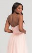 Pleated-Bodice Long Bridesmaid Dress KL-200107