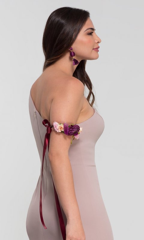 One-Shoulder Long Bridesmaid Dress by KL-200122