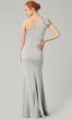 Long Ruffled-One-Shoulder Bridesmaid Dress KL-200134-v