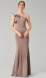 Long Ruffled-One-Shoulder Bridesmaid Dress KL-200134-v