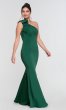 One-Shoulder Satin Long Bridesmaid Dress KL-200134