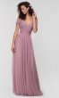 Chiffon Long V-Neck Bridesmaid Dress by KL-200143