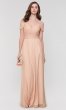 Chiffon Long V-Neck Bridesmaid Dress by KL-200143