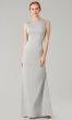 Cap-Sleeve Long Bridesmaid Dress KL-200148-v