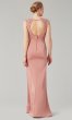 Long Bridesmaid Dress with Cap Sleeves KL-200148