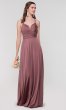 Open-Back Long Jersey Bridesmaid Dress KL-200152