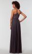 Stretch-Chiffon Spaghetti Strap Bridesmaid Dress: KL-200157-v