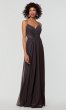 Stretch-Chiffon Spaghetti Strap Bridesmaid Dress: KL-200157-v