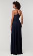 Chiffon Long Sheer-Back Bridesmaid Dress KL-200157