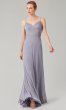 Beaded-Strap Long V-Neck Bridesmaid Dress KL-200160