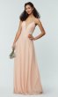 Stretch-Chiffon Long Gray Bridesmaid Dress: Limited KL-200165-v