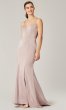 Long Bridesmaid Dress with Embroidered Train KL-200191