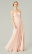 Tulle Long Strapless Bridesmaid Dress by KL-200204