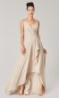 Chiffon High-Low Long Bridesmaid Dress KL-200207