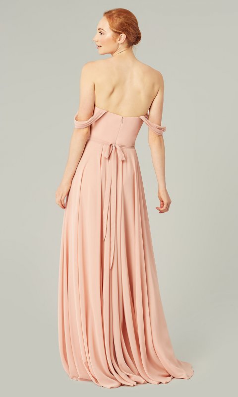 Strapless Off-the-Shoulder Bridesmaid Dress KL-200208