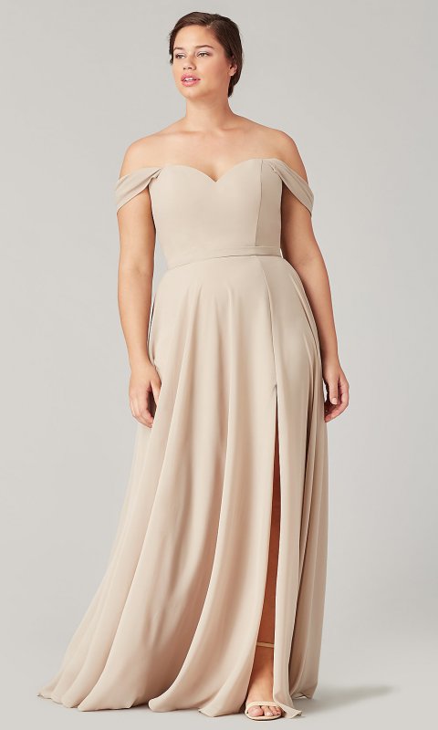 Strapless Off-the-Shoulder Bridesmaid Dress KL-200208