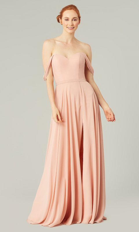 Strapless Off-the-Shoulder Bridesmaid Dress KL-200208