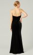 Strapless Long Onyx Bridesmaid Dress KL-200214o