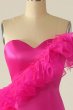 Fuchsia Sweetheart Short Homecoming Dress with Ruffles E202283490