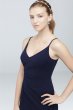 Scoopback Stretch Crepe Sheath Dress with Ruching AP2E205053