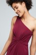 One-Shoulder Jersey Dress with Knot Waist DS270007