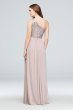 Sequin and Mesh One-Shoulder Bridesmaid Dress F17063S