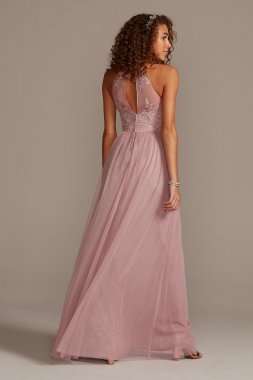 Short Strapless Bridesmaid Dress with Pleated Top F17048