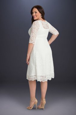 Pretty In Lace Plus Size Wedding Dress 19180902