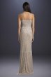 Beaded Sheath Wedding Dress with Spaghetti Straps 29904