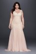 Plus Size Beaded Trumpet Wedding Dress 4XL9SWG723