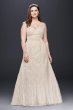 All Over Beaded Trumpet Plus Size Wedding Dress Collection 4XL9T9612