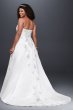 Extra Length A-line Side Drape Strapless Gown Collection 4XL9V9665