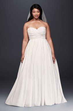Ruched Empire Waist Plus Size Wedding Dress Collection 4XL9WG3707