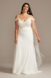 Floral Applique Bodice Tall Plus Wedding Dress Collection 4XL9WG3977