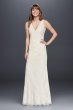 All Over Lace Wedding Dress with Tank Sleeves 4XLKP3783