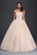 Extra Length Satin Beaded Bodice Wedding Dress Collection 4XLNT8017