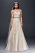 Strapless Tulle A-line Wedding Dress with Lace Collection 4XLV3587