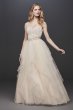 Tulle Tank Ball Gown with Layered Skirt 4XLWG3913