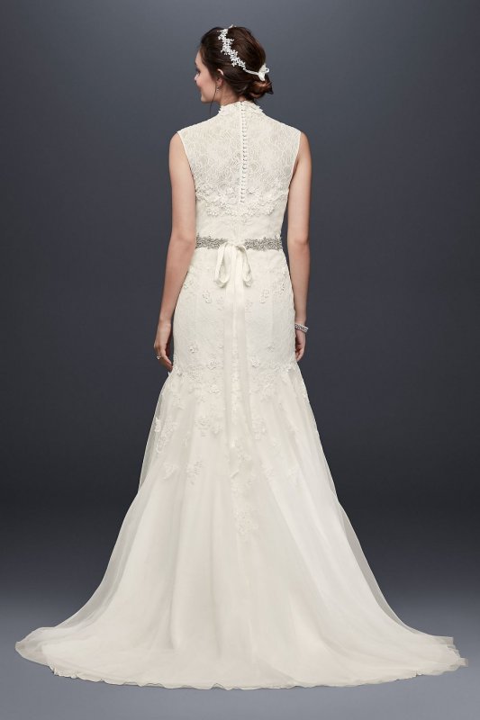 Petite Cap Sleeve Wedding Dress 7MS251005