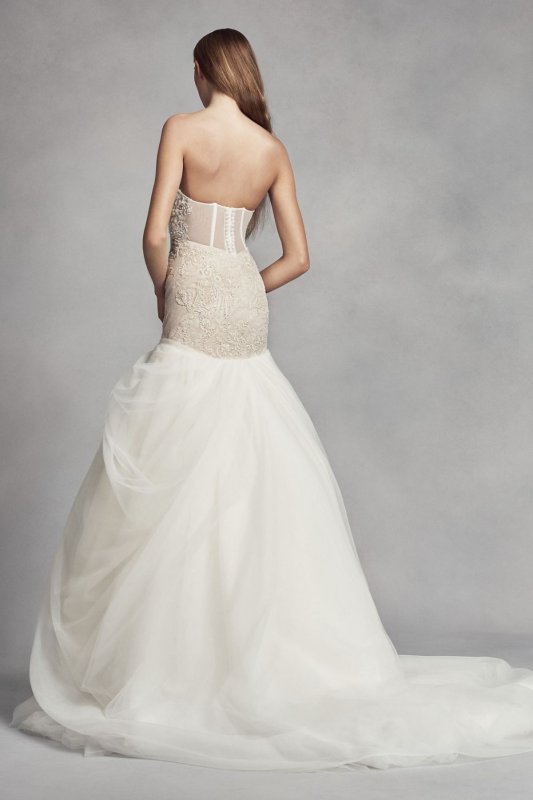 Petite Tulle Wedding Dress 7VW351393