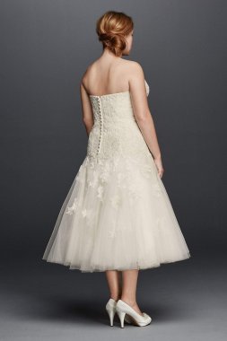 Bow-Back Petite Wedding Dress 7VW351419
