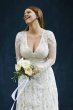 Linear Lace Plus Size Wedding Dress 8MS251173