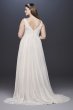 Pleated Plus Size Wedding Dress with Lace Waist Collection 9OP1347