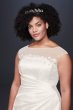 Illusion Neck Ruched Satin Plus Size Wedding Dress Collection 9OP1348