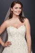 Beaded Lace and Tulle Plus Size Wedding Dress Jewel 9V3836
