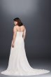 Draped and Beaded Chiffon Plus Size Wedding Dress Collection 9WG3872